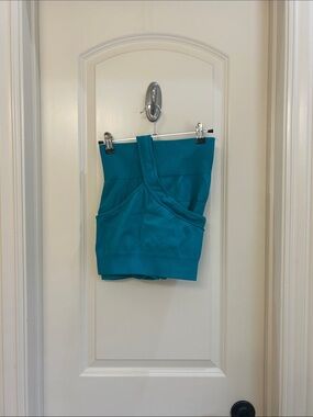 Emerald Green One-Shoulder Athletic Set